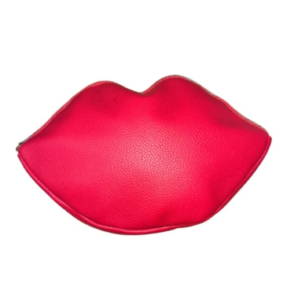 NWOT Tarte Bold Red Lips Cosmetic Pouch